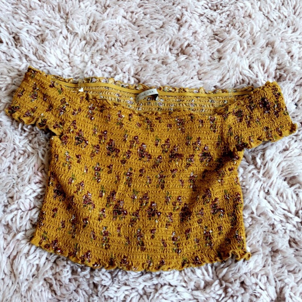 Floral tube top